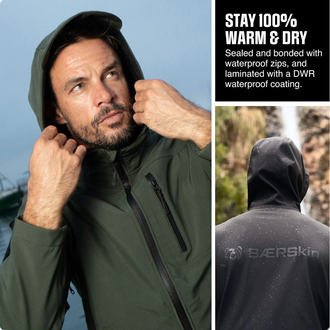 Introducing the Baerskin Waterproof Softshell Jacket